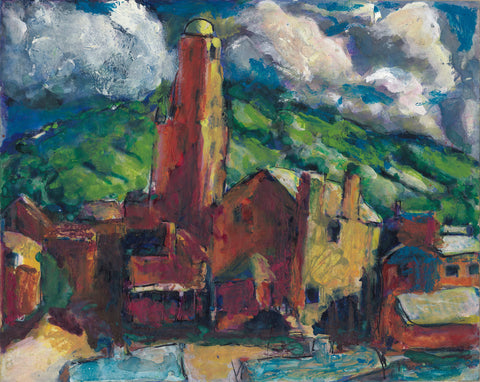 Town of Chania on the Greek island of Crete during a visit with George and James. The smell of fresh fruit at the markets was intoxicating. By Christopher James Hamilton Blake