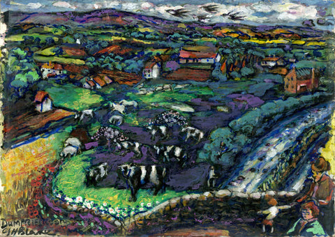 Annandale - The old land of the Blake's - after moving from Liverpool, the family amassed a fortune, studied chemistry, produced many copyrights and owned plantations in Guiana.   William Blake alludes to this area. By Christopher James Hamilton Blake