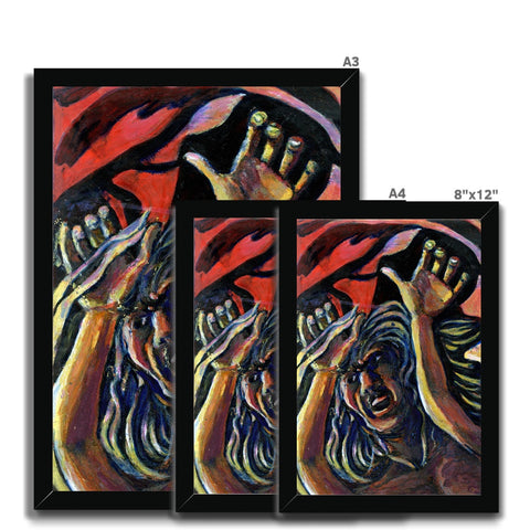 DESPAIR Framed Print