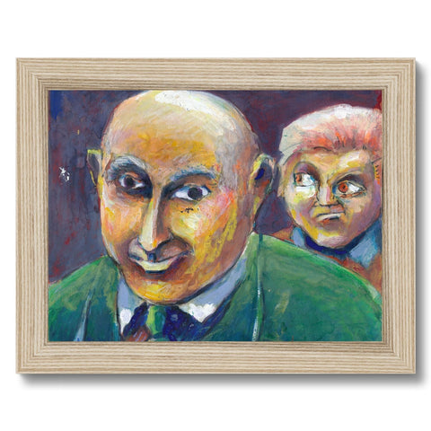 MR GOLDWORTHY AND SON Framed Print