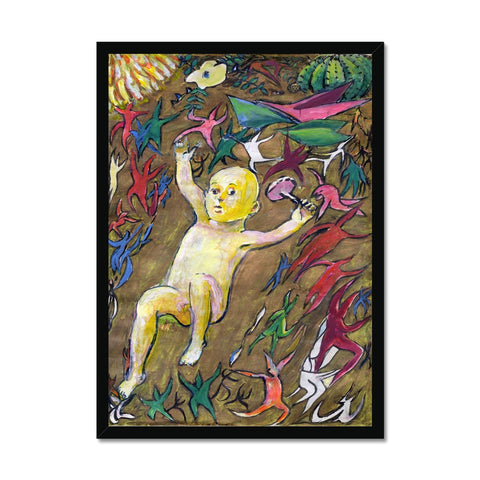 THE CROWN OF THORNS Framed Print