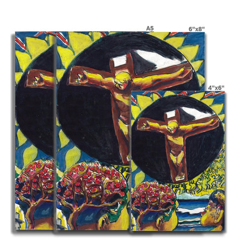 SUNFLOWER BROTHER AND SISTER Hahnemühle German Etching Print