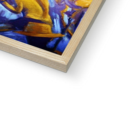 PREPARING THE GROUND Framed Print