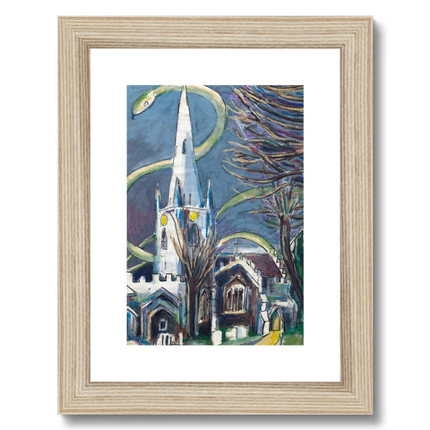 THE VIPER OR THE VICAR Framed & Mounted Print