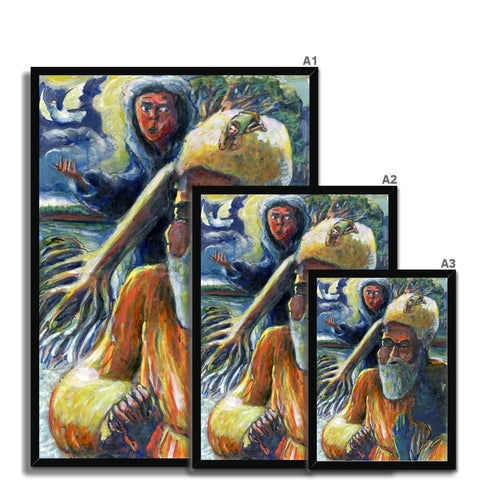 ONE WISE MAN Framed Print