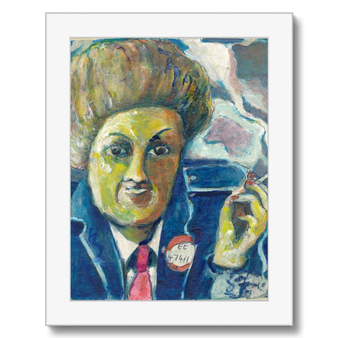 THE CONDUCTRESS Framed Print