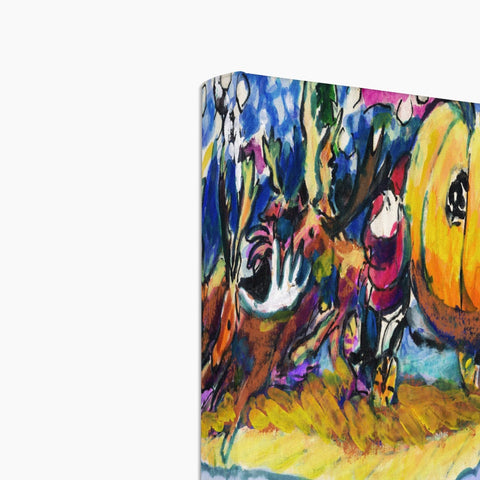 THE PUMPKIN SLEIGH Canvas