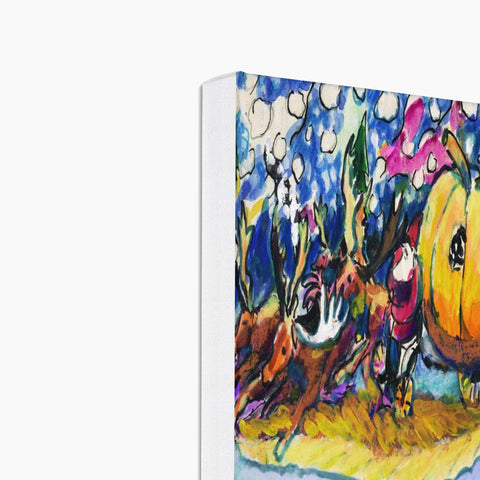 THE PUMPKIN SLEIGH Canvas
