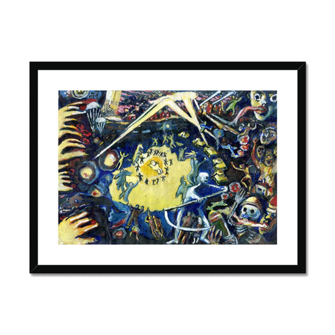 CHAOS OF WAR Framed & Mounted Print