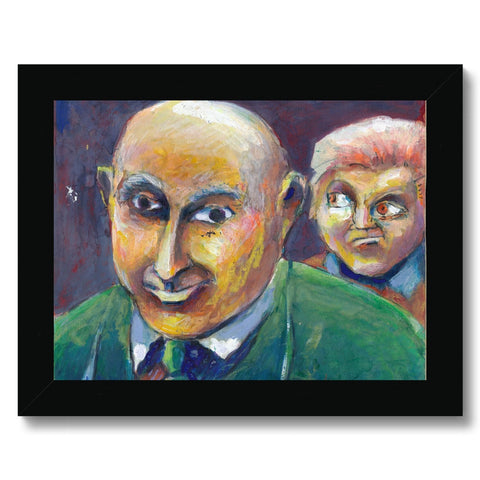 MR GOLDWORTHY AND SON Framed Print