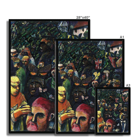 GEMS OF THE NIGHT Framed Print