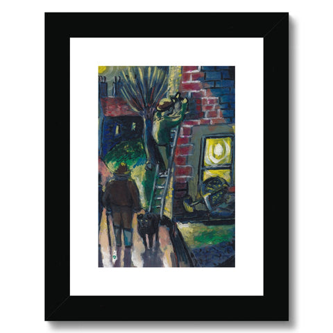 VISITING OXFORD 1985 Framed & Mounted Print