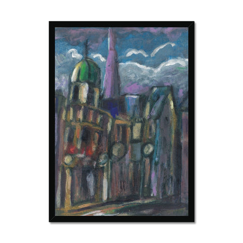 OXFORD HIGH STREET 1979 Framed Print