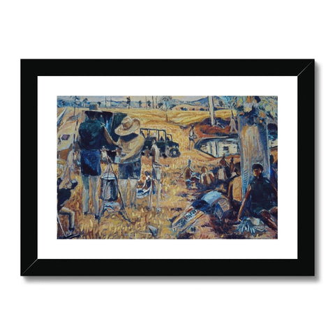 QUEENSLAND GANGERS Framed & Mounted Print