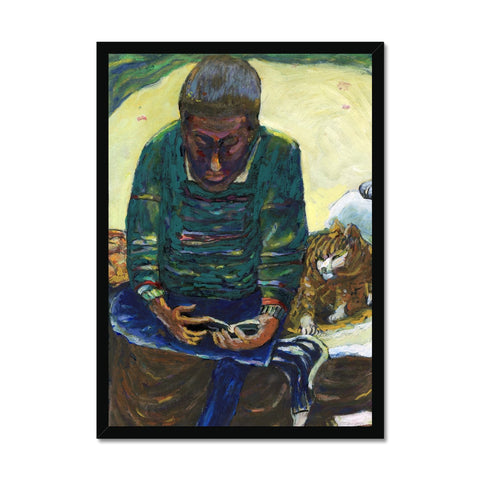 IN THOUGHT Framed Print