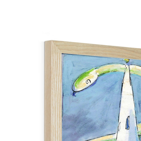 THE VIPER OR THE VICAR Framed Print