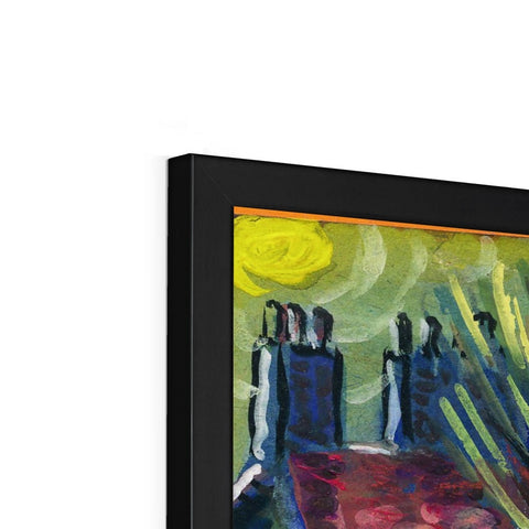 VISITING OXFORD 1985 Framed Print