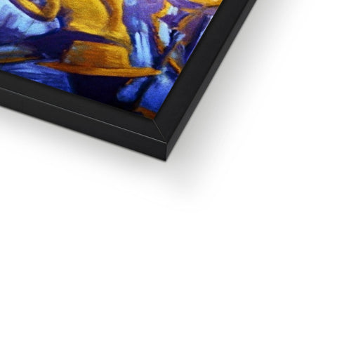 PREPARING THE GROUND Framed Print