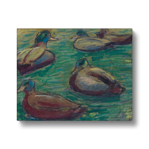 GRAND UNION CANAL DUCKS Canvas