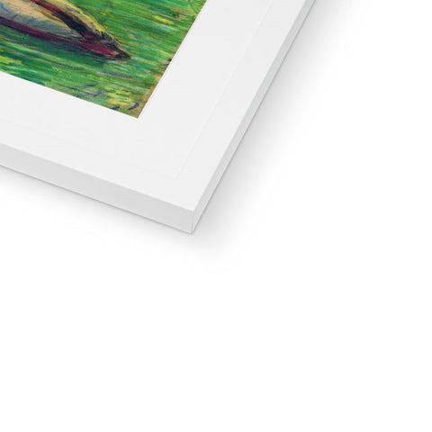 GRAND UNION CANAL DUCKS Framed & Mounted Print