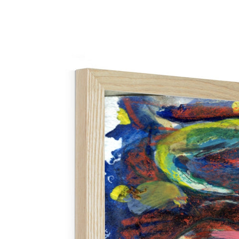 HIDDEN WEALTH Framed Print