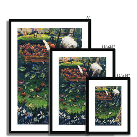 AN ORCHARD (WELLINGTON, NZ) Framed & Mounted Print