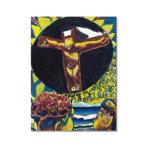 SUNFLOWER BROTHER AND SISTER Hahnemühle German Etching Print