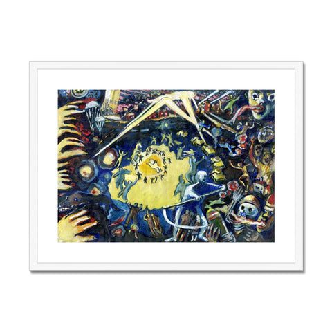 CHAOS OF WAR Framed & Mounted Print