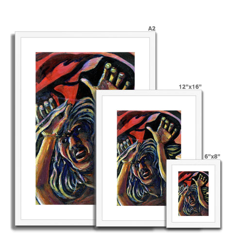 DESPAIR Framed & Mounted Print