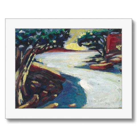 STREAM, AUCKLAND NZ Framed Print