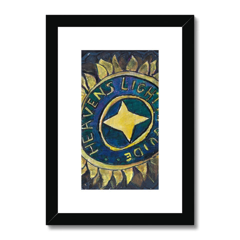 HEAVENS LIGHT MY GUIDE Framed & Mounted Print
