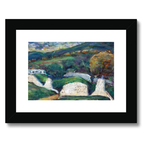 SCOTTISH CORRIES Framed & Mounted Print