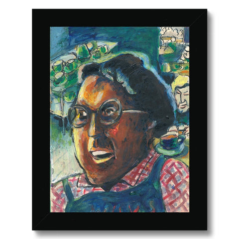 MRS SINGH, ALL SAINTS CHURCH Framed Print