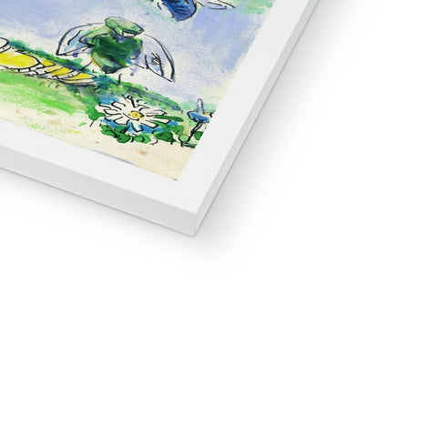 FATHER WATCHES OVER Framed Print