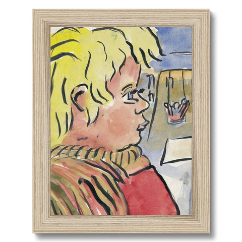 MY NEPHEW, JAMES Framed Print