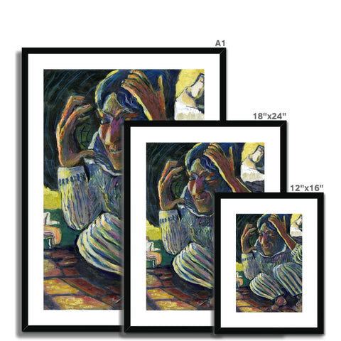 DEPRESSION Framed & Mounted Print