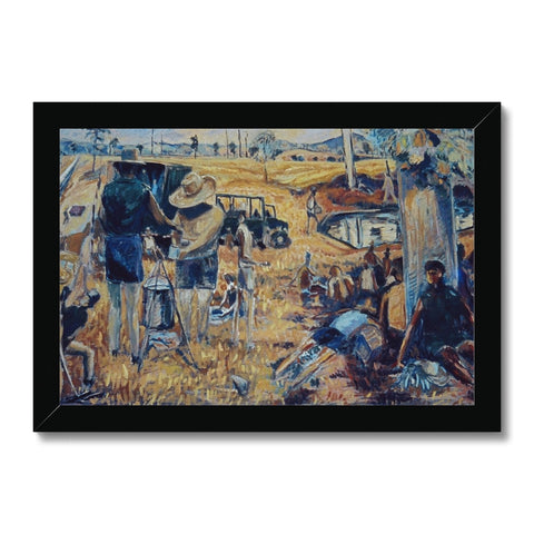 QUEENSLAND GANGERS Framed Print