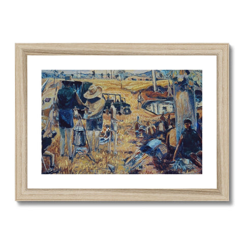 QUEENSLAND GANGERS Framed & Mounted Print