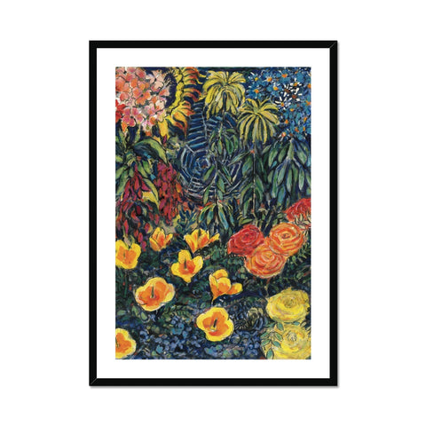 AUTUMN GARDEN Framed & Mounted Print