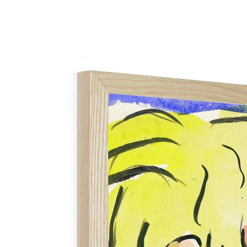 MY NEPHEW, JAMES Framed Print