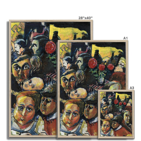 YOUNG AND THE OLD Framed Print