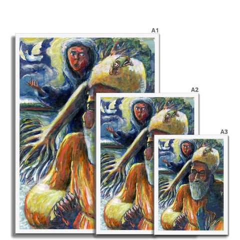 ONE WISE MAN Framed Print