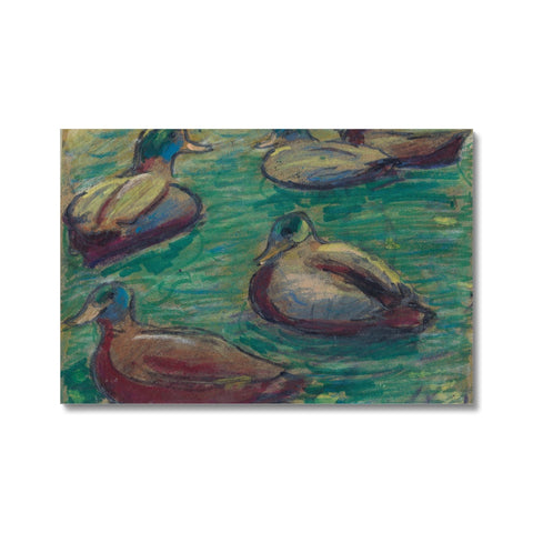 GRAND UNION CANAL DUCKS Fine Art Print
