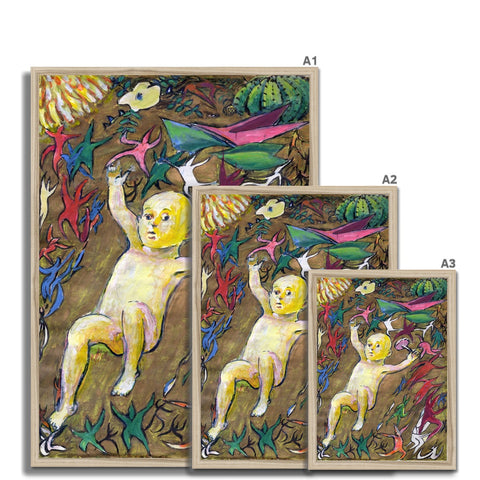 THE CROWN OF THORNS Framed Print