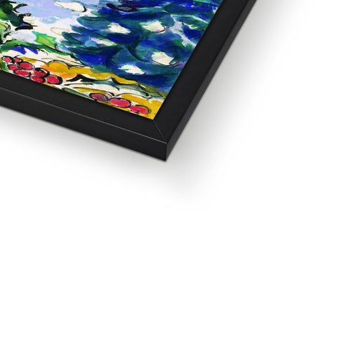 THE PUMPKIN SLEIGH Framed Print