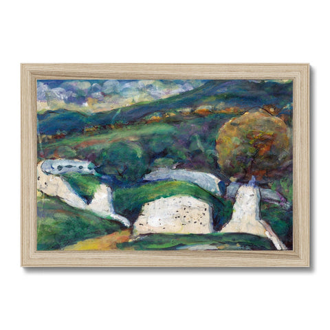 SCOTTISH CORRIES Framed Print