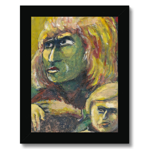 SALLY O Framed Print