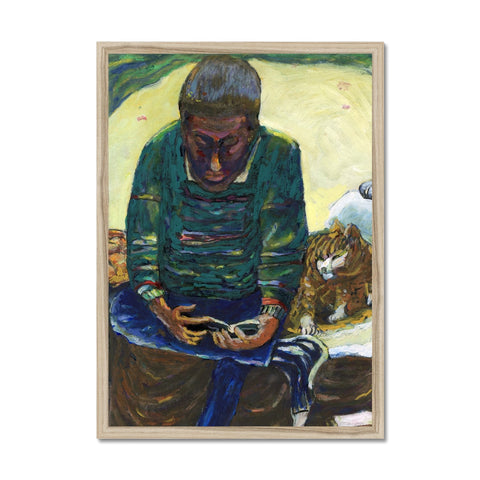 IN THOUGHT Framed Print