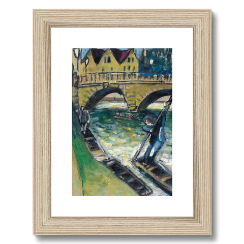 MAGDALEN BRIDGE, OXFORD Framed & Mounted Print