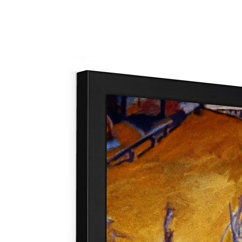 PREPARING THE GROUND Framed Print